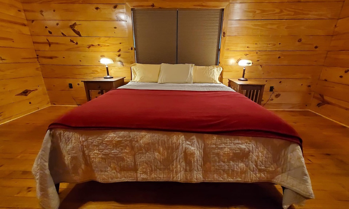 McNeill Cabin | Waterfront cabin with private beach, decks with water views, secluded in trees