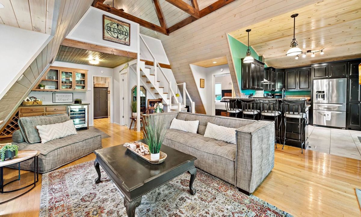 Morganton Cabin | Waterfront Lake James Updated Bungalow with lovely outdoor decks & private dock
