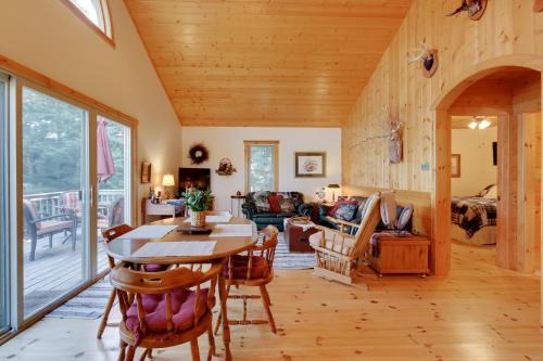 Mercer House | Waterfront Mercer Cabin w/Wraparound Porch!