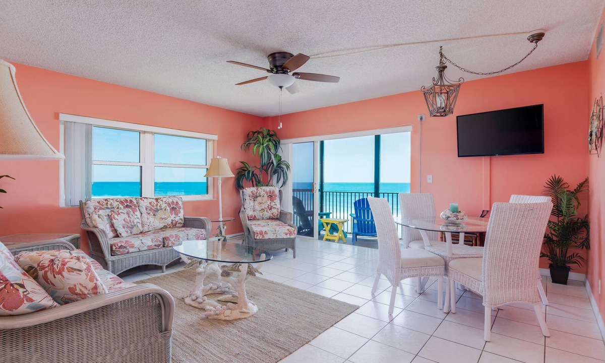 South Patrick Shores Condo | You cannot get any closer to the beach! 2BR/2BA updated condo