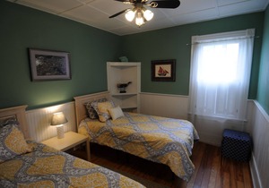 Large Waterfront Mystic Two Bedroom with Pretty Yard