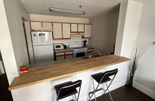 Cedar Rapids Apartment | 1 King Bed 1 Bath Apartment Steps to Paramount Theatre Downtown Cedar Rapids