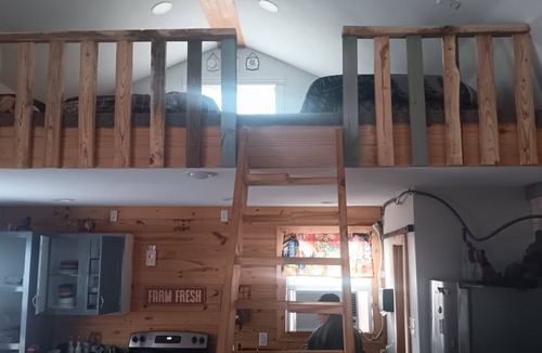 Palestine Cabin | 1 private bedroom, sofa sleeper and 2 lofts - Cabin In The Country Woods