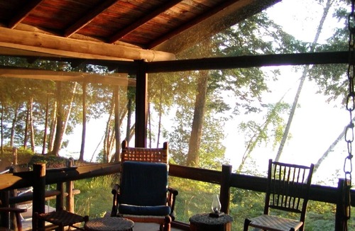 Glen Arbor Cabin | 1936 Lakefront Log Cabin - Historic Big Glen Lake Family Retreat Dunes Lakeshore