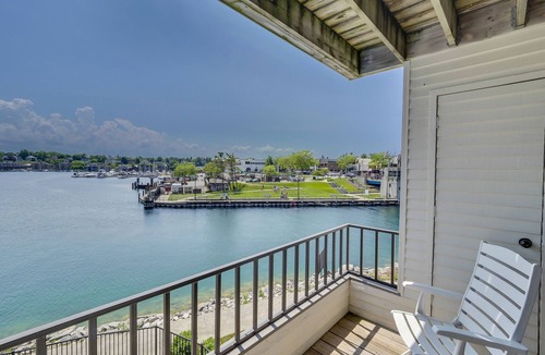 Charlevoix Condo | 234 Edgewater | Lake Charlevoix | Downtown Charlevoix | Pool, Hot Tub, Sauna