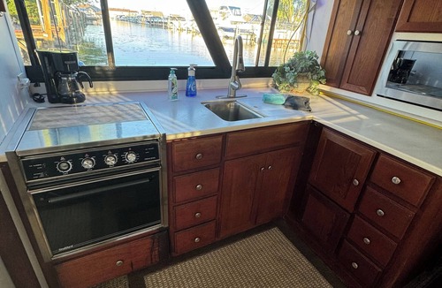 Anchor Bay Harbor Boat Rental | 3 Bedroom, 2 Bathroom, Stationary 60' [sixty ft] House Boat, Sleeps 6