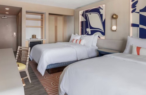Islamorada Hotel | 4 Guest Room, 2 Queens, Marina View, Balcony 3 Outdoor Pools, Free Parking