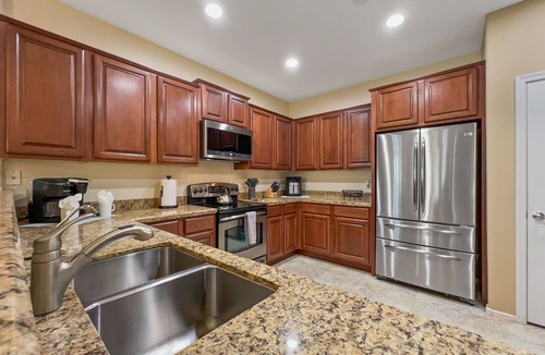 Seville House | 4BR w heated pool, office, fire pit