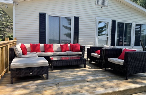 Onaway House | 5 Bedroom Waterfront Home/Private Beach on Beautiful Black Lake Pure Michigan!