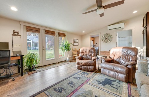 White Pigeon Apartment | 5 Mi to St Joseph River: Apartment w/Fire Pit!