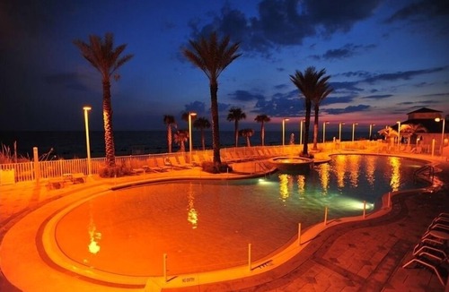 Upper Grand Lagoon Condo | A Beautiful Ocean-Front 2BR at Boardwalk-Romanitic Sunset View