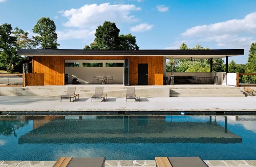Young Harris Cabin | A-Way Frame Designer MTN Cabin Pool Access