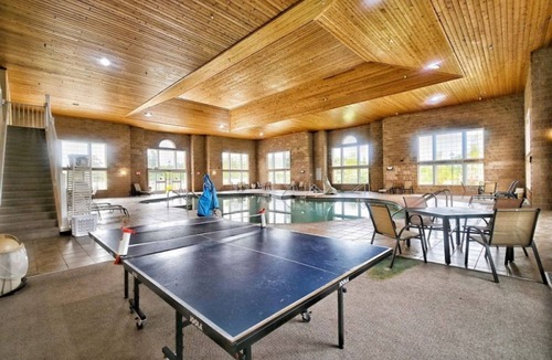 Pembine Apartment | Accessible King Suite with Kitchen | On-Site Eats!