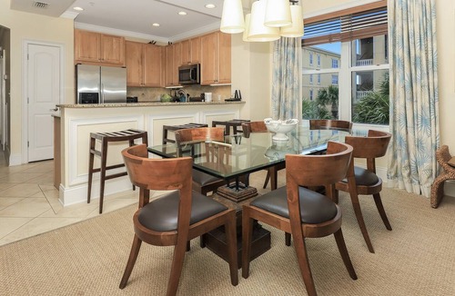Santa Rosa Beach Condo | Adagio D-301 Poolside, Corner unit - front left bedroom has window ocean view