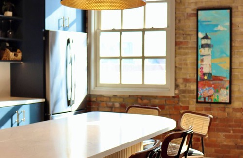 Canal Park Condo | Aerial Loft West | The Brix | Luxe Loft in Canal Park