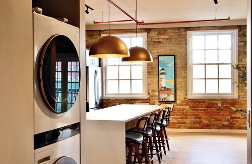 Canal Park Condo | Aerial Loft West | The Brix | Luxe Loft in Canal Park