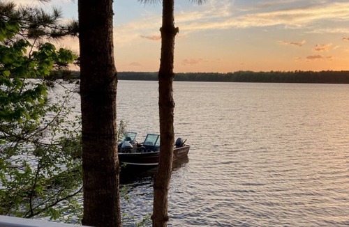 St Germain Cabin | Amazing Sunset Views on Romantic Lakefront Cabin