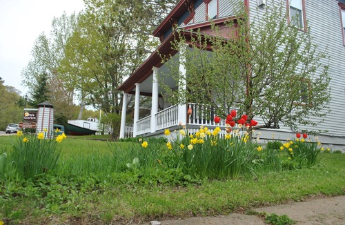 Bayfield Apartment | At Ships Quarters "Northland" in downtown Bayfield, WI. Walk to everything!n