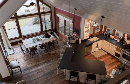 Baldwin House | Baldwin, MI beach front home on Big Star Lake, 3bed/3bath+bunks sleeps 14