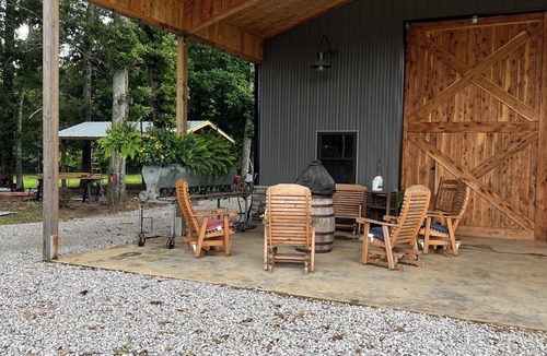 Wheeler House | Barndominium with rustic charm