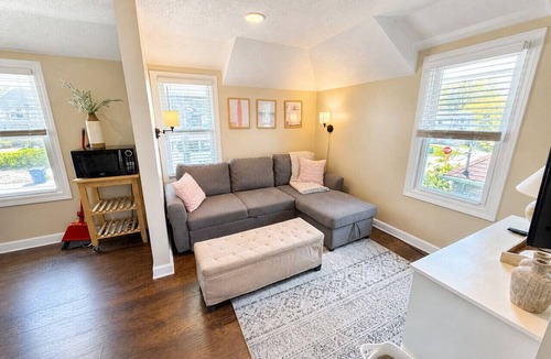 Michigan City Apartment | Beach Condo I Steps From Lake Mich