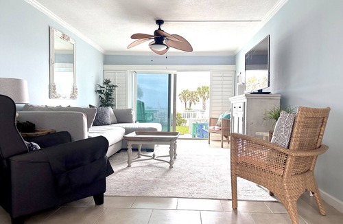 Flagler Beach Condo | Beachfront Paradise! Private location between Flagler Beach and Ormond Beach.