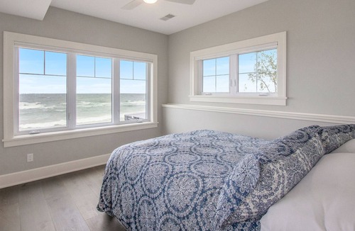 Lakeside House | Beautiful new Lake Michigan beach house w/ private beach & breathtaking views.