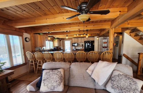 Dunbarton House | Beautiful Post & Beam home with 4 Bedroom, 2.5 baths, and a Hot Tub on back deck