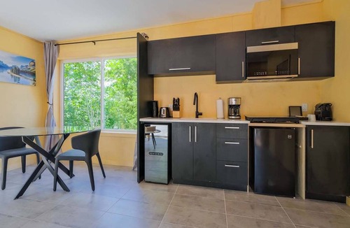 La Conception Cabin | Bel Air Tremblant LE BOUDOIR : 1 CHAMBRE, JACUZZI, SAUNA