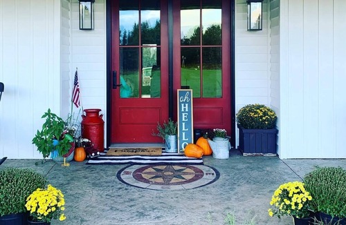 Lake Nebagamon House | Big Beautiful Farmhouse - Sunsets, Hot Tub, Fire Pit, Trails, farm fresh eggs!