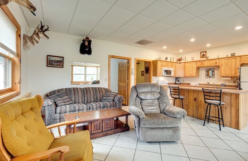 Rhinelander Cottage | Boat Dock & Fire Pit: Lakefront Monico Home!