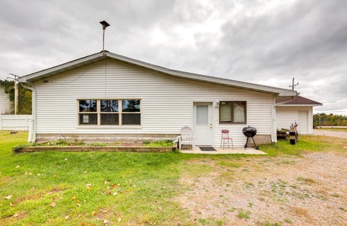 Rhinelander House | Boat Dock & Fire Pit: Lakefront Monico Home!