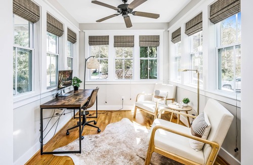 Davidson House | Boho Retreat Steps From Downtown Porch Parking