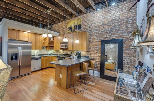 Bristol Apartment | BordertownLoft:WhereVA meets TN, SleekGetaway Park