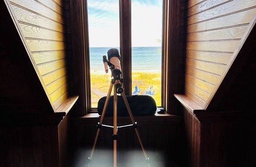 Shelby House | Boutique Lake Michigan Retreat with Private Sandy Frontage