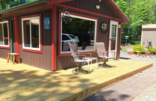 Pembine Cabin | Cabin tucked into the woods! Trail access for ATV/UTV & snowmobiles.