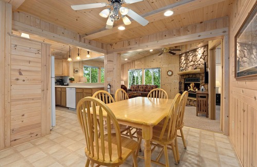 Sayner Cabin | Cabin with Lake Access, AC, Fireplace, Firepit