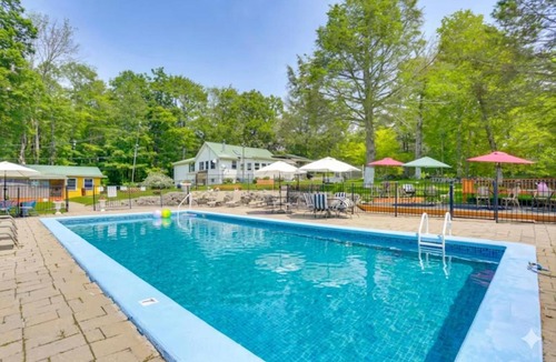 Mongaup Valley House | Catskills Group Retreat: 2 Cabins w/Pool Access!