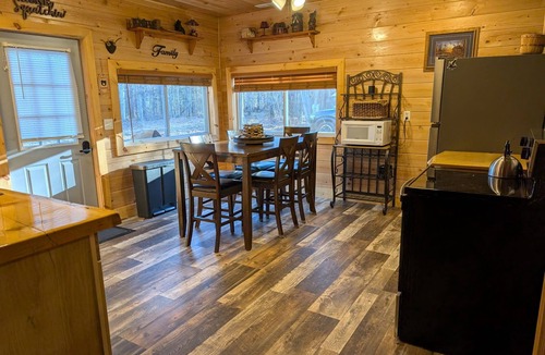 Clam Lake Cabin | Chequamegon Acres 2-bedroom cabin just outside of Clam Lake, Direct trail access