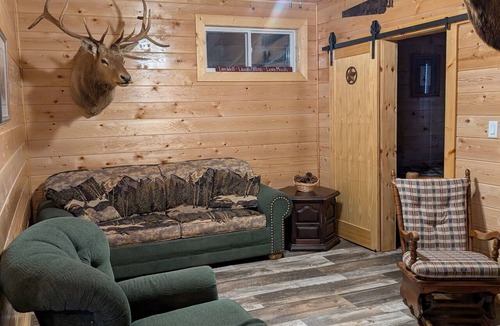 Clam Lake Cabin | Chequamegon Acres 2-bedroom cabin just outside of Clam Lake, Direct trail access