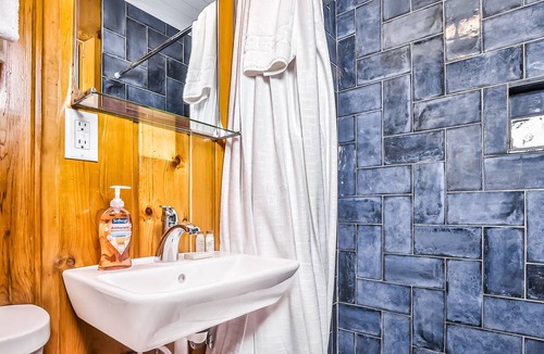 Presque Isle House | Classic, lakefront suite at a vintage resort with communal dock, firepit & views