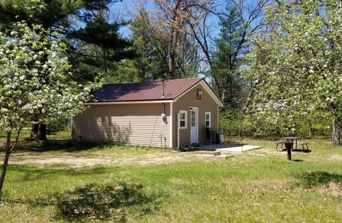 Wellston Cabin | Clean, comfortable cabin within walking distance to Tippy Dam!