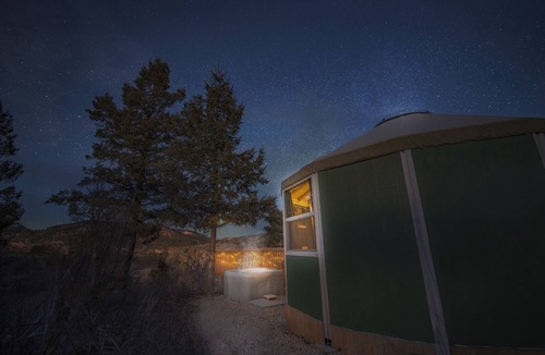 Glendale Cabin | Clifftop Mountain View Yurt. Hot Tub. Between Zion/Bryce #1