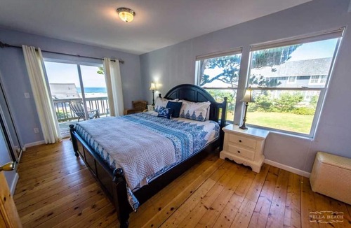 Lincoln Beach House | Cloud Nine - A Charming Ocean View Home with Hot Tub & Fire Pit in Belle Beach!