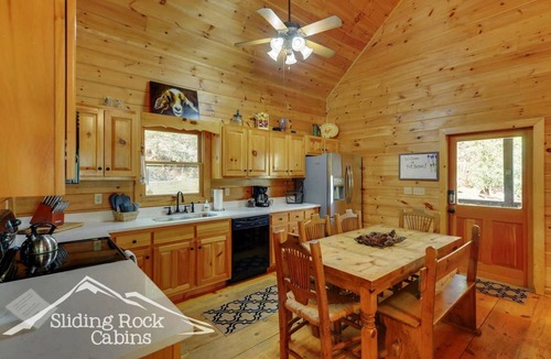 Ellijay Cabin | Coosawattee Riverfront, hot tub, pet friendly-fenced yard, pool table, sauna.