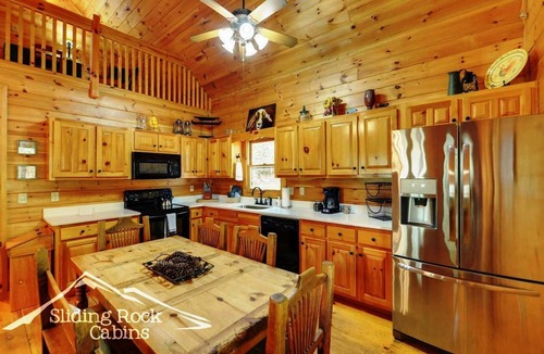 Ellijay Cabin | Coosawattee Riverfront, hot tub, pet friendly-fenced yard, pool table, sauna.