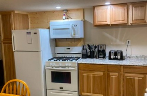 Fibre Cabin | Cozy 2-bedroom cabin near endless trails. Family and pet friendly. Fire pit & AC