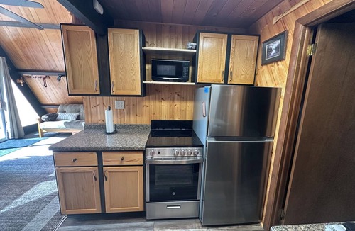 Hayward Cabin | Cozy A-Frame cabin in Hayward on Chippewa Flowage, sleeps 6, RV electrical