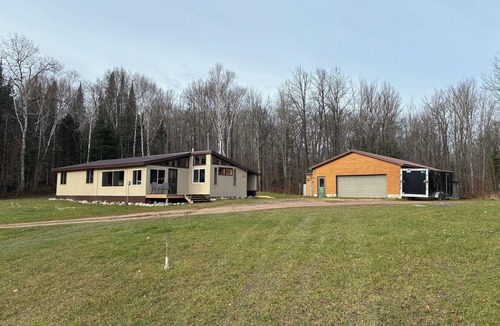 Hulbert Township Cabin | Cozy Cabin located directly on the ORV trail. Peace & seclusion.