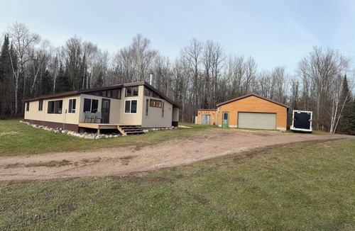 Hulbert Township Cabin | Cozy Cabin located directly on the ORV trail. Peace & seclusion.